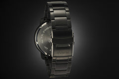 ARCHIVE MARINE BLACK/LIGHT BROWN LEATHER